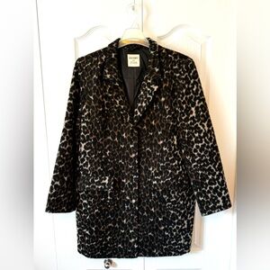 Old Navy leopard coat • XXL